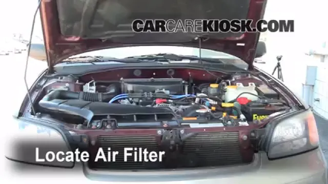 2001 Subaru Outback Limited 2.5L 4 Cyl. Wagon Air Filter (Engine) Replace